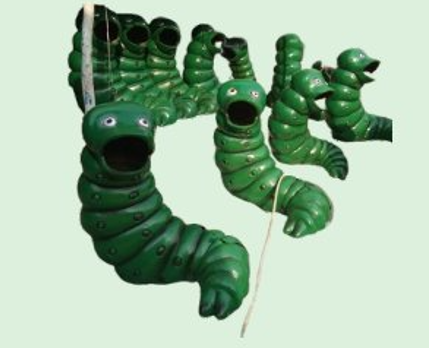 Caterpillar Dustbin