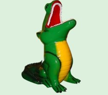 Crocodile Dustbin